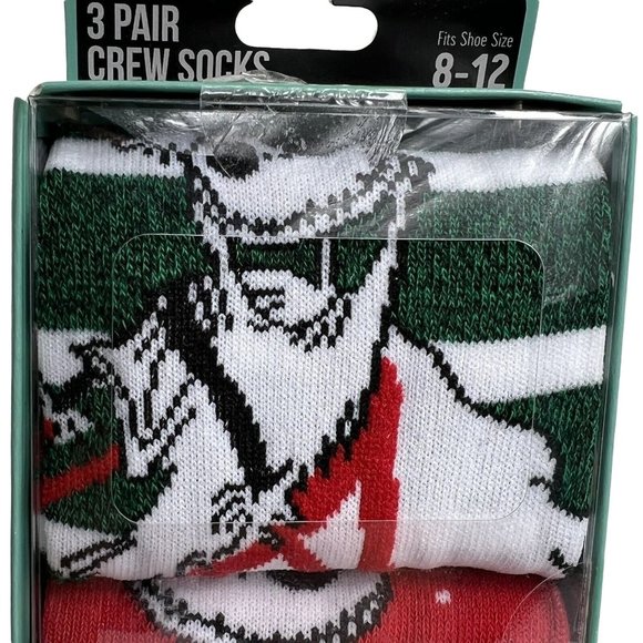 Disney Nightmare Before Christmas Mens Crew Socks 3 Pack Shoe Size 8-12 Bioworld - Picture 4 of 12